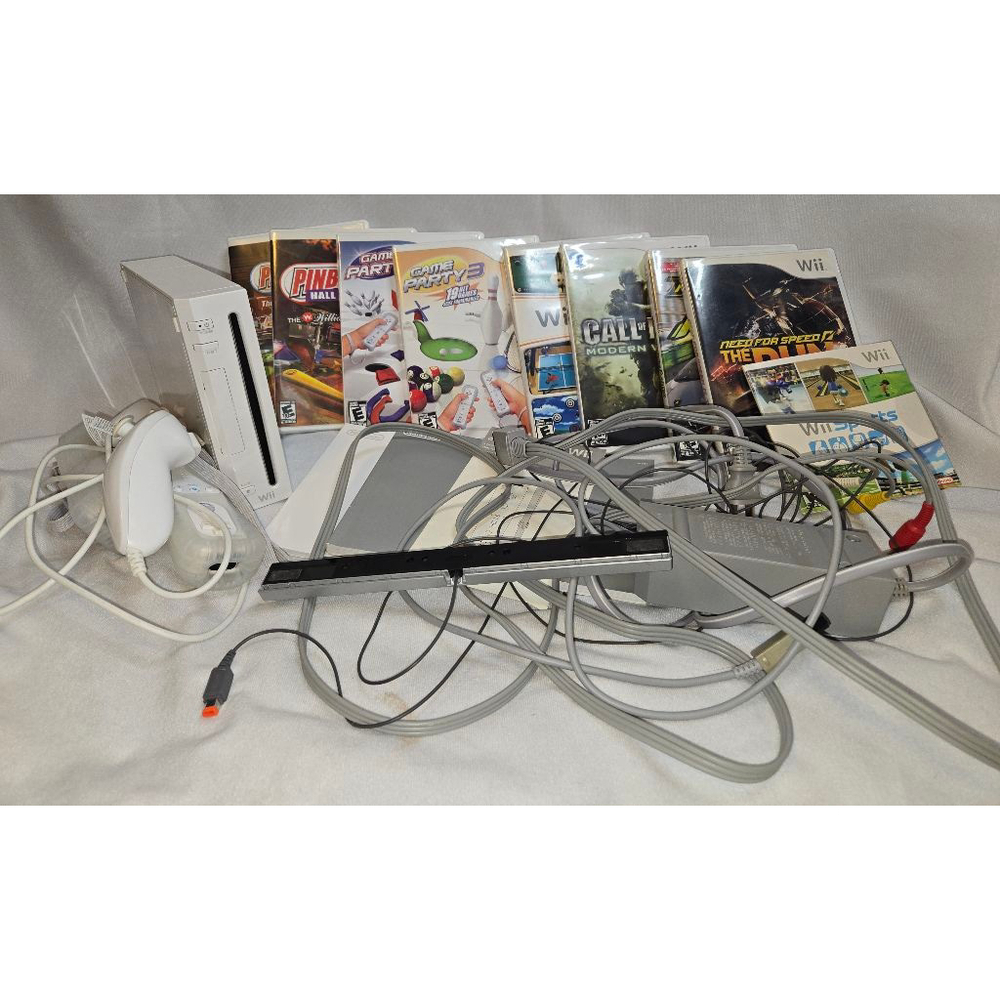 Wii System | Games | Cords | Nintendo | Console
